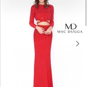 Macduggal Red Dress